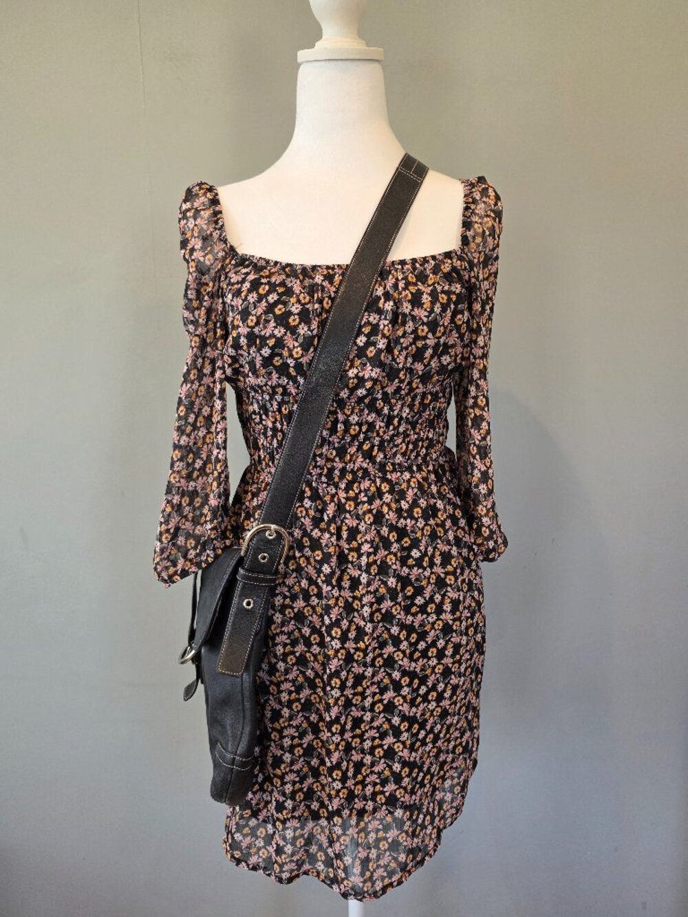 Y2k 90s Retro Daisy Dress. Md. Grunge Punk Whimsygoth Festival Sheer Floral